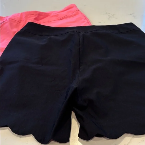 Lulu-B Women's Black and Pink Shorts Set - Picture 5 of 8